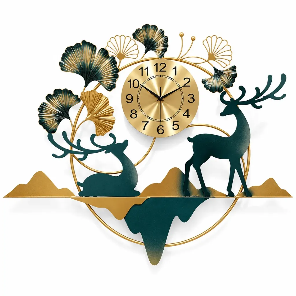 [Danish International moradabad] Deer Wall Clock
