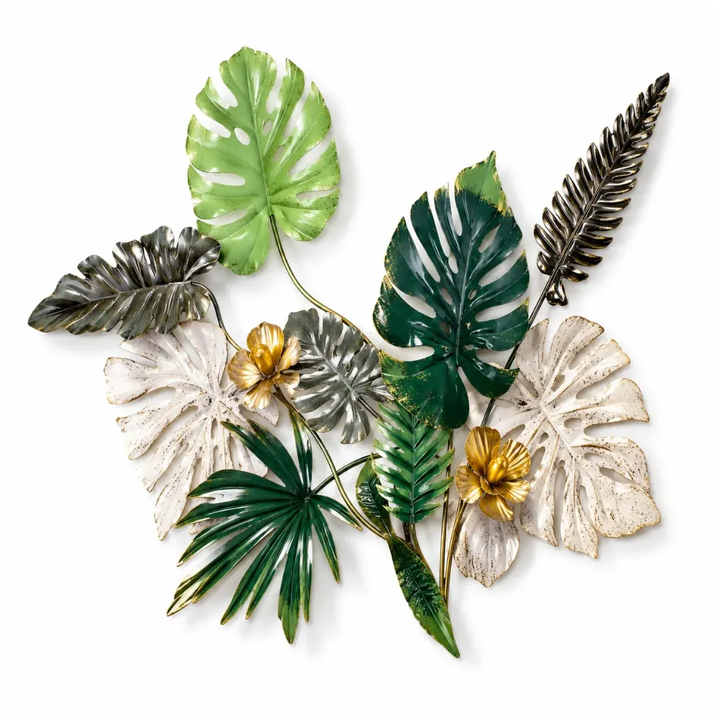 [Danish International moradabad] Tropical Metal Wall Art